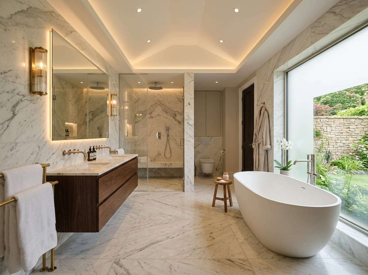 Custom Bathroom Renovation in Santo